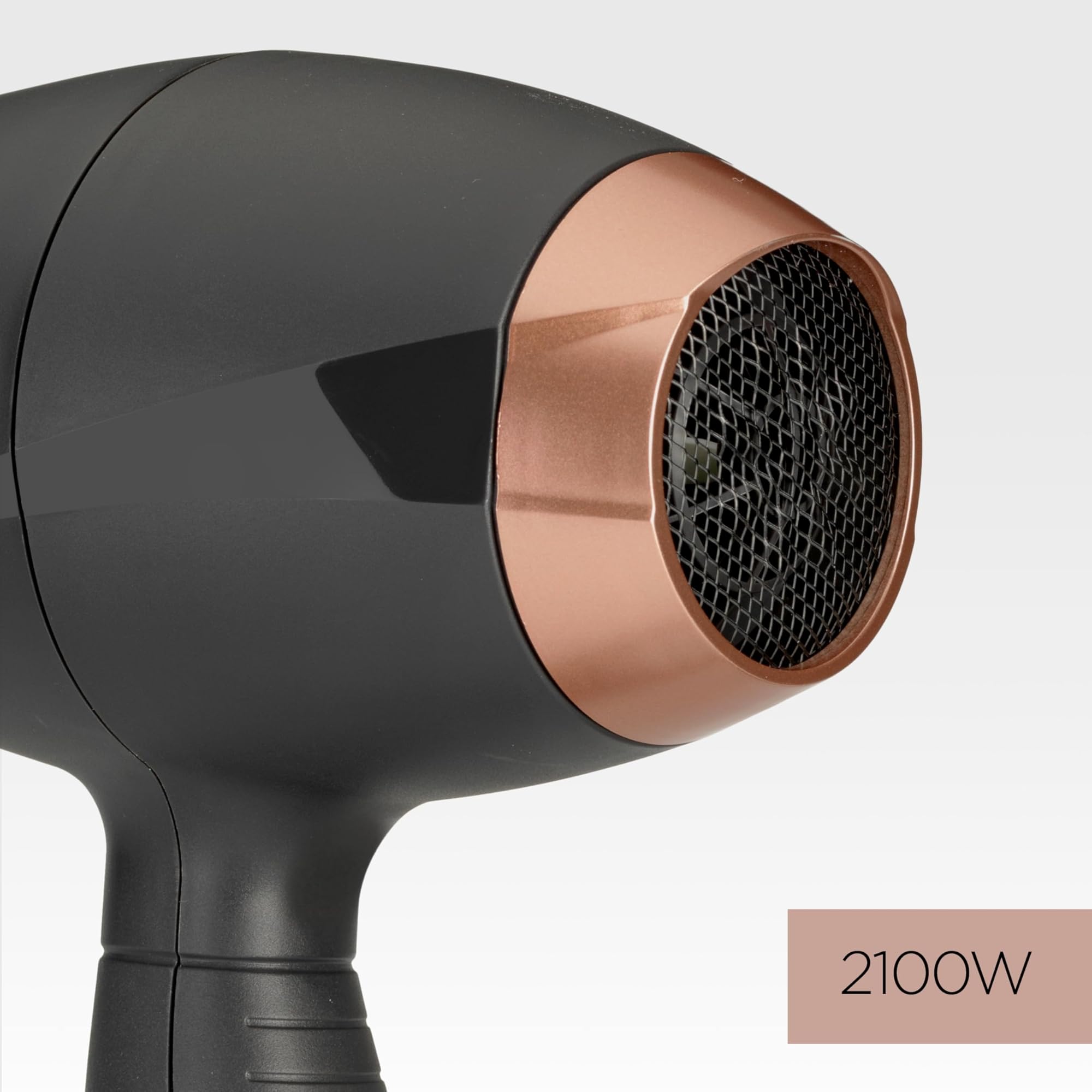 BaByliss Sèche-cheveux Smooth Pro - Sèche-cheveux puissant de 2100W, Fabriqué en Italie, Technologie ionique anti-frisottis, 3 réglages de température et 2 réglages de vitesse, Noir, 6709DE