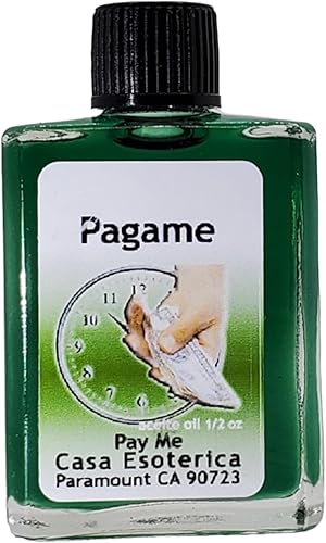 CASA ESOTERICA MAGICK SPACE - Aceite de unción espiritual (pagame aceite) - Hechizo de éxito financiero - Atrae dinero, aumenta las ganancias y