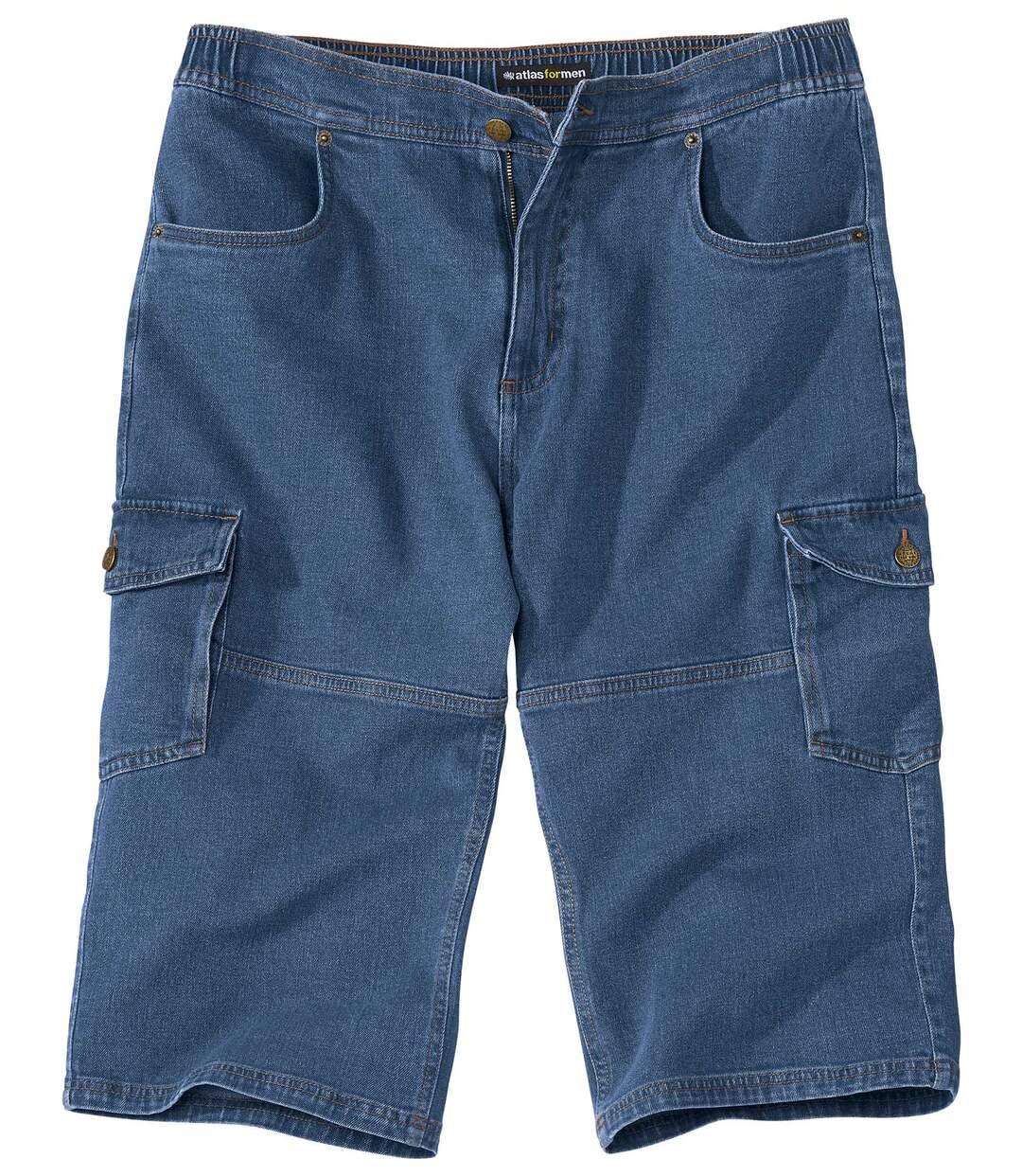 ATLAS FOR MEN Pantalones Cortos Vaqueros Tipo Cargo - Disponible en Tallas Grandes