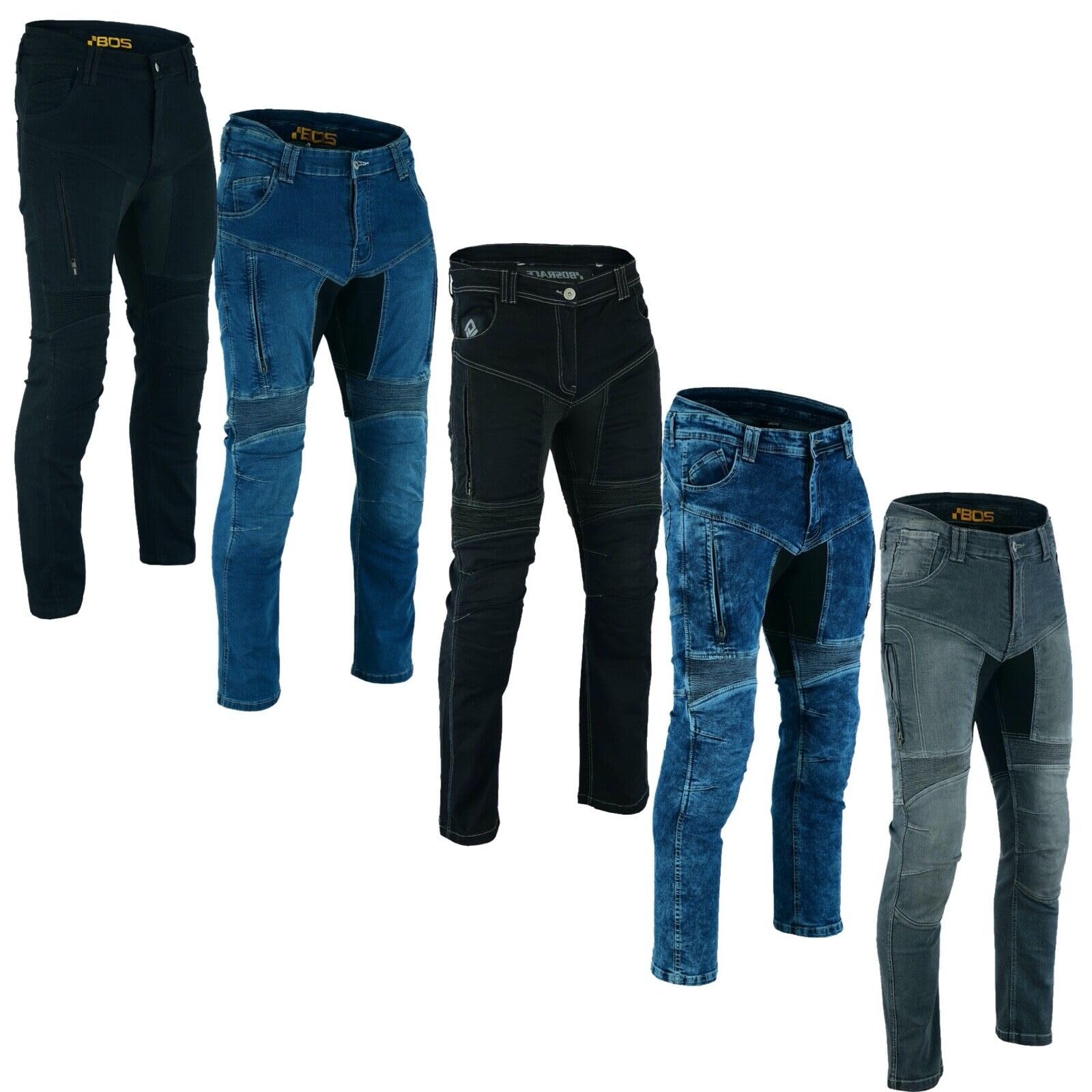 Herren Motorrad Reiten Hose Denim Jeans Motorradhose Herren, Motorrad Jeans Herren mit Protektoren,Aramidfaser Jeans Herren Motorrad
