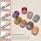 MAYCHAO 15ML Rainbow Cat Eye Gel Nail Polish 1Pc Holographic Glitter Cat Eye Nail Polish with Magnet Soak off Magnetic Gel Polish for Nail Art Manicure Salon DIY at Home, 0.5 OZ