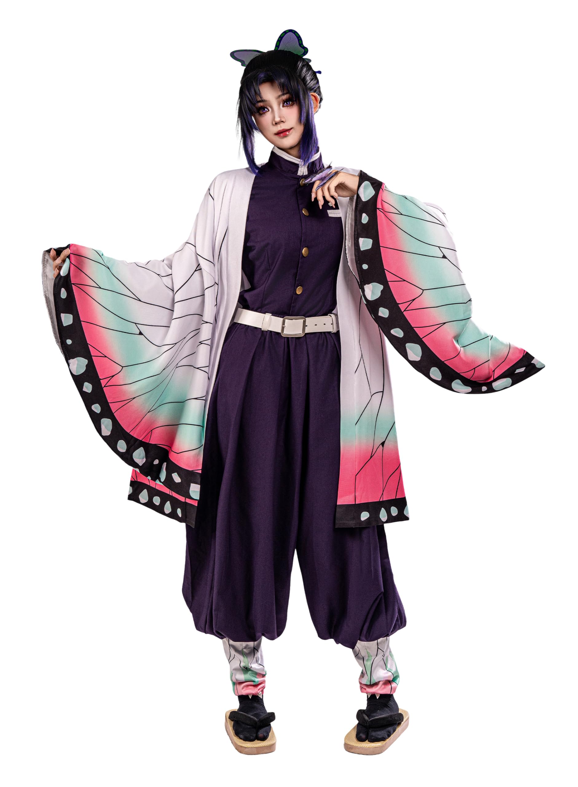 OSIAS Mujer Anime Kochou Shinobu Disfraz de Cosplay