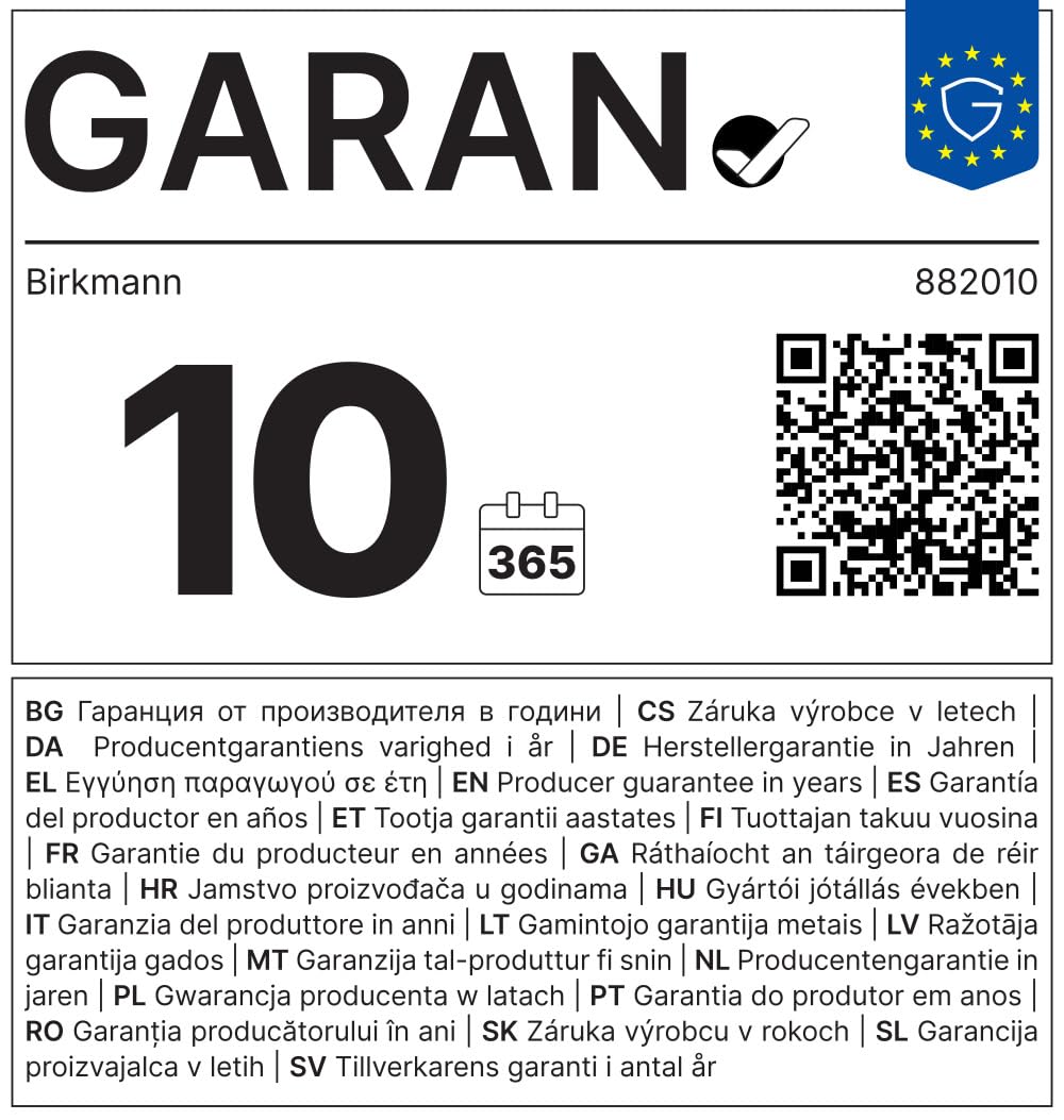 Birkmann 882010 Premium Baking Moule à charnière Acier Inoxydable Gris 26,0 x 26,0 x 9,0 cm