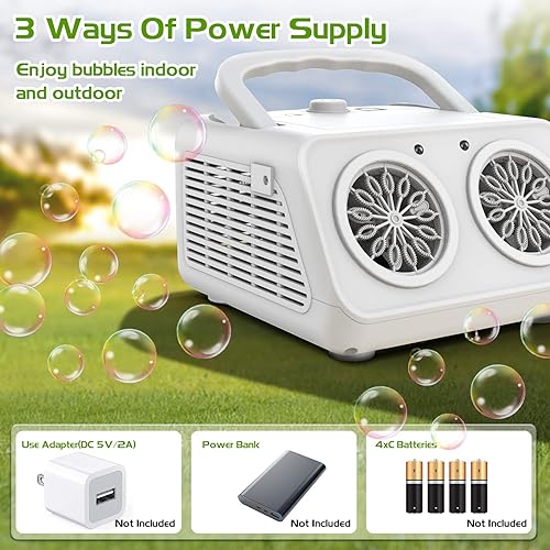 Miniatura 6 de Zerhunt Pistola de burbujas y solución de burbujas