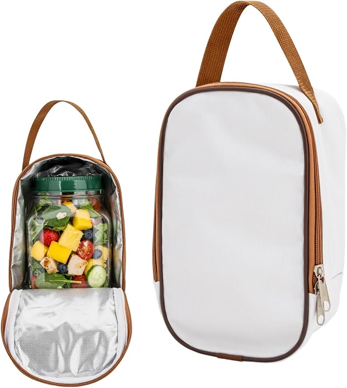 On-The-Go Storage Bag Compatible with Salad Pod 4.5 Cups, Durable Bag Only | Side Open Protective Pouch Compatible with Salad Pod 4.5 Cups, Lunch Bag Carrier for Transport, Office, Travel & Meal Prep