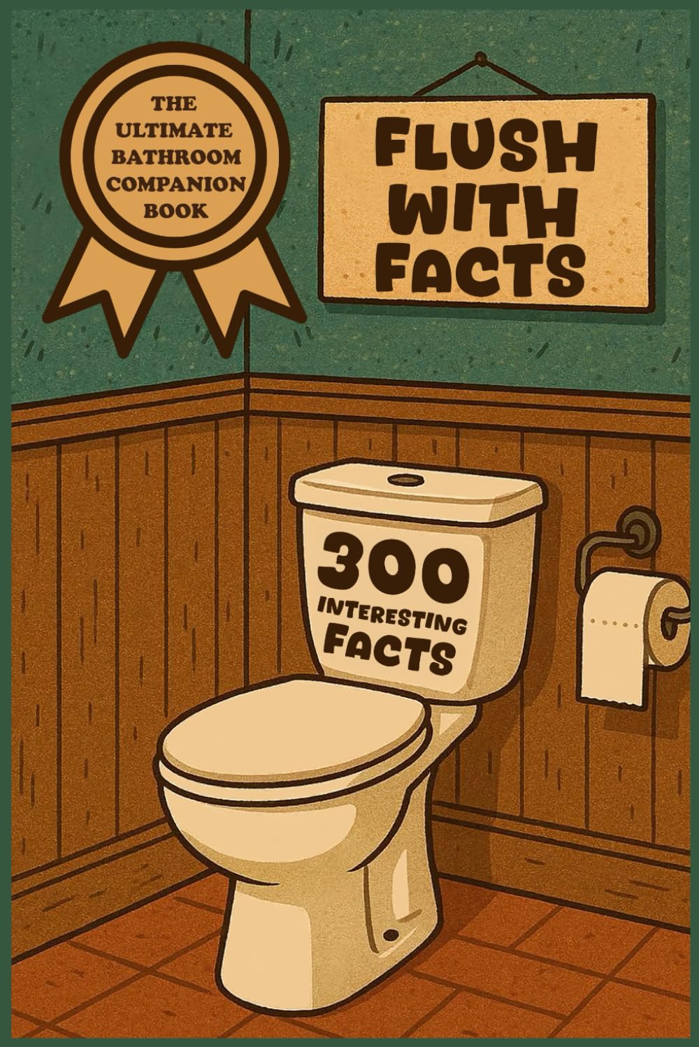 Flush with Facts The Ultimate Bathroom Companion Book With 300 Interesting Facts: Making Toilet Trips Entertaining with Trivia For Your Time on The ... The Perfect Funny Gag Gift for Curious Minds