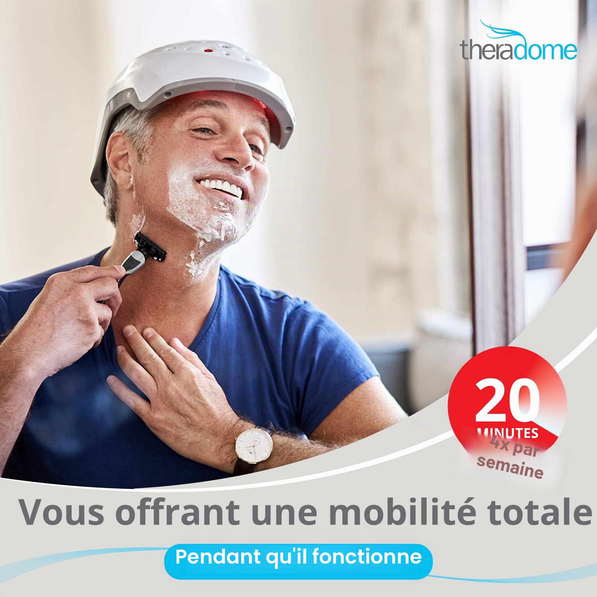 Theradome EVO LH40 Casque laser pour homme et femme