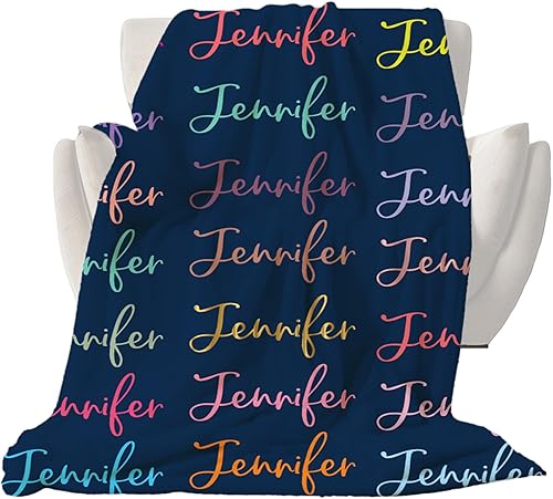 Miniatura 6 de Custom Blanket With Text Personalized Throw Blankets For Adult Kid Birthday Customized Valentines Day Gift Blankets Custom Blanket With Text Collage