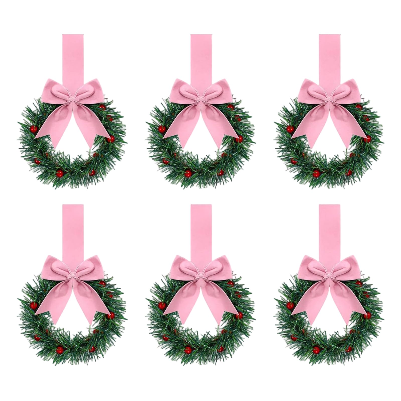 Bowknot Ribbon Wall Hanging Rings Wreath Multipurpose Decorative Closet Accessories for Festival Event PVC Decorative Wall Hook