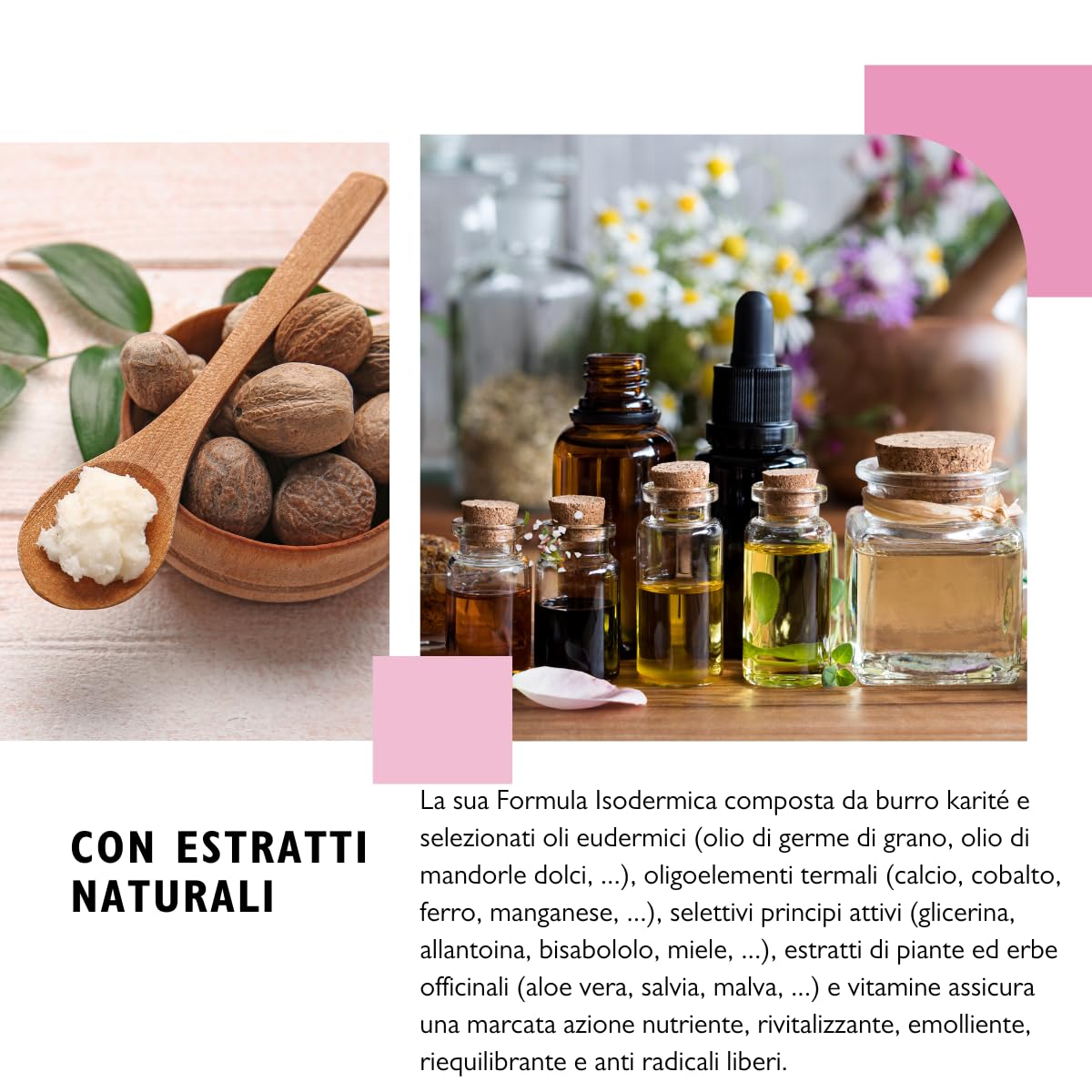 BIODERM Dermocrema Base H - Crema Super Idratante Corpo e Mani con Burro di Karité - Crema Emolliente per Pelli Secche, Delicate e a Tendenza Atopica, Senza Parabeni e Siliconi - 500ml