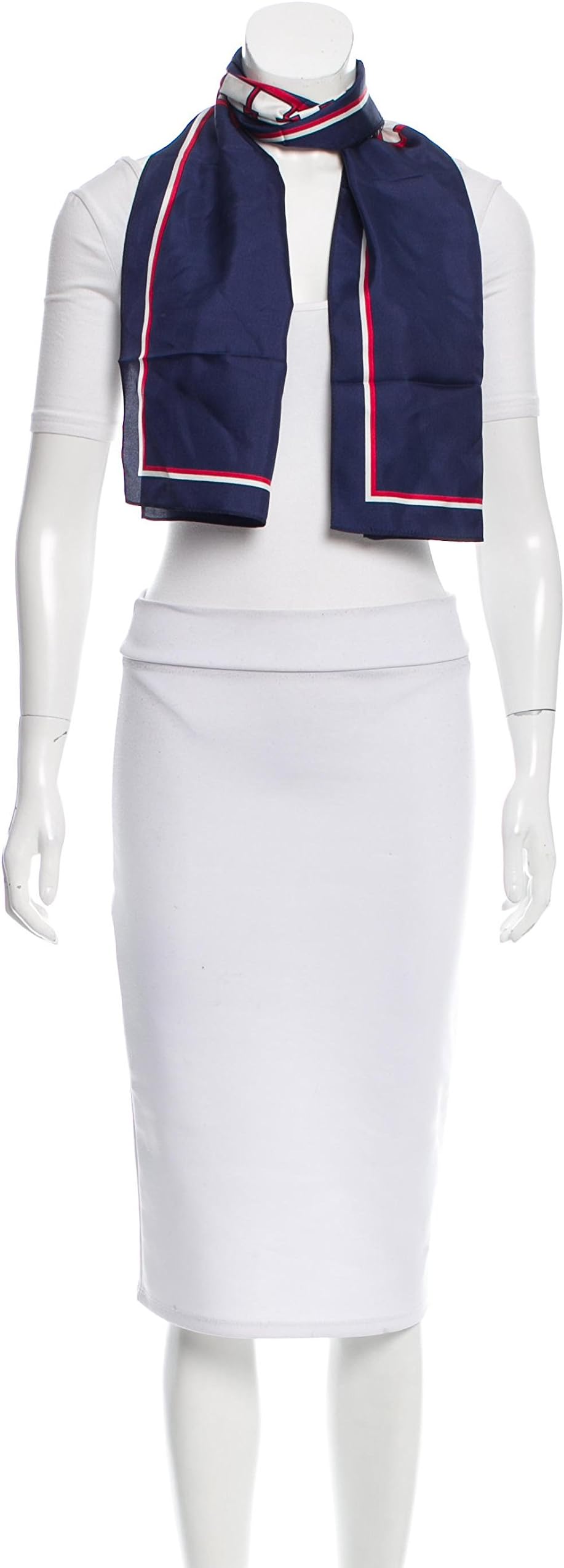 Maison Kitsune All-over Fox Tail Silk Scarf