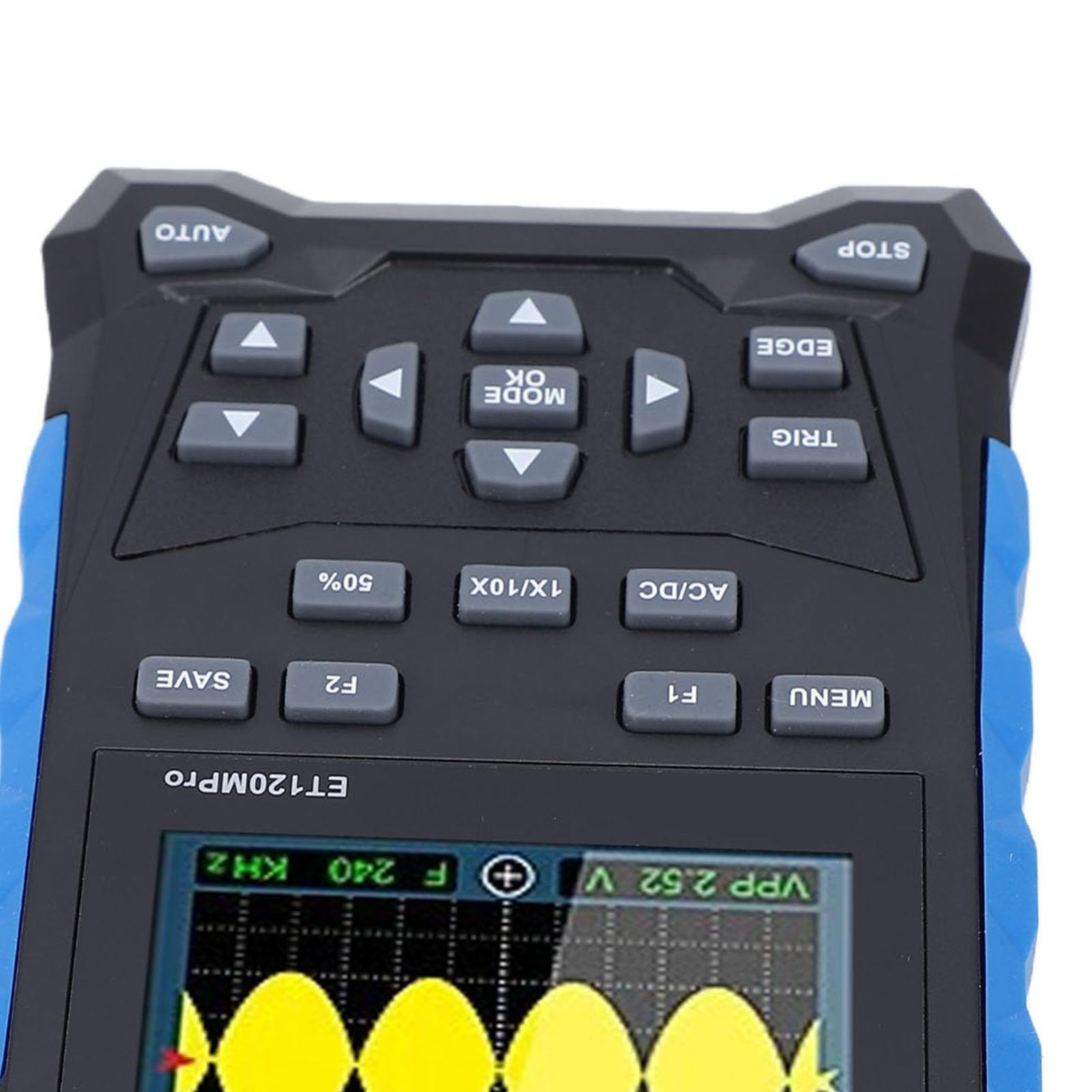 Generic Osciloscopio Digital Portátil con Ancho de Banda de 120 MHz Excelente Precisión para I+D y Educación Pantalla a Color de 2,4 Pulgadas