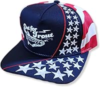 Vista 30 de ThatsRad Out for Trout Corduroy Snapback Sombrero Gorra Pesca con Mosca Pescador