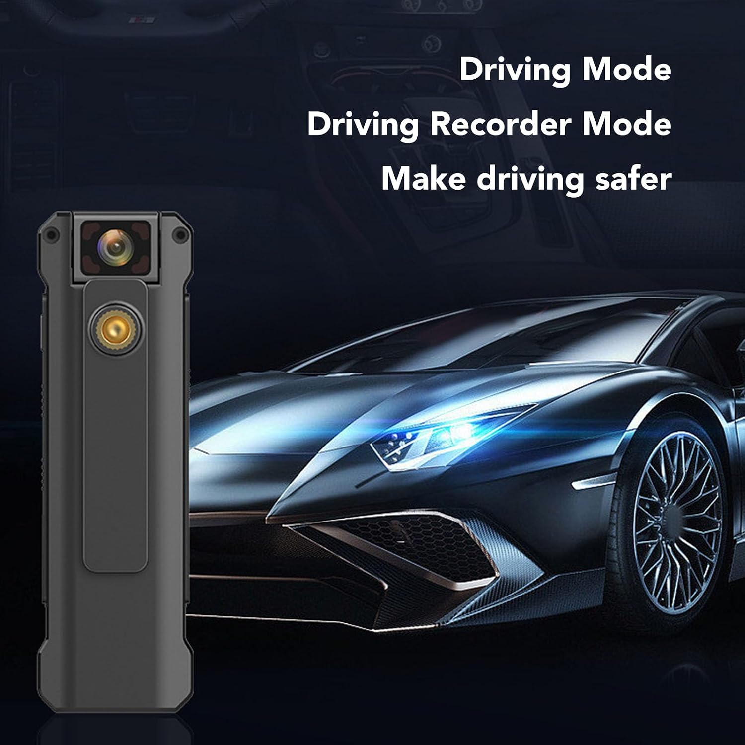 CCYLEZ Night Cam, Small Camcorder, Action Camera Fidelity with APP, Electronic Anti Shake, Portable Camera Car Recorder