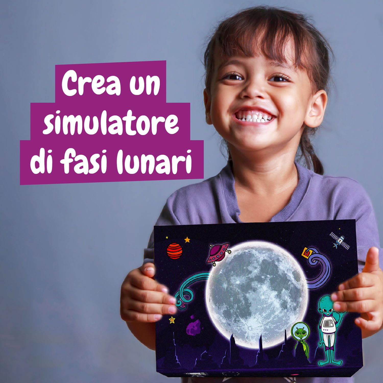 Science4You Aventura con Laboratorio Spaziale, Bambini 4+ Anni, Kit di Scienza, 17 Attività: Razzo Spazialle Giocattolo, Sistema Solare da Construire, Regalo di Planetario per Bambini 3 4 5+ Anni