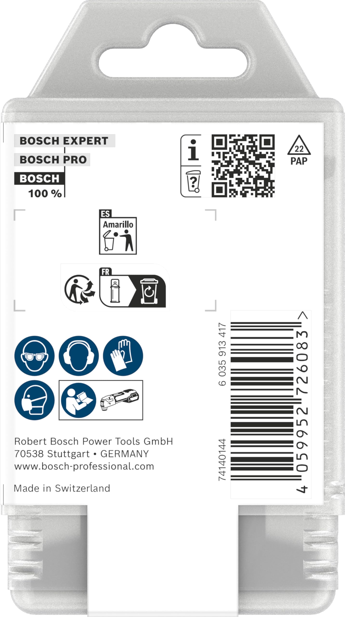 Bosch 10x Hoja de corte de inmersión AII 65 APC (para Madera blanda, Anchura 65 mm, Professional Accesorios Multiherramienta)
