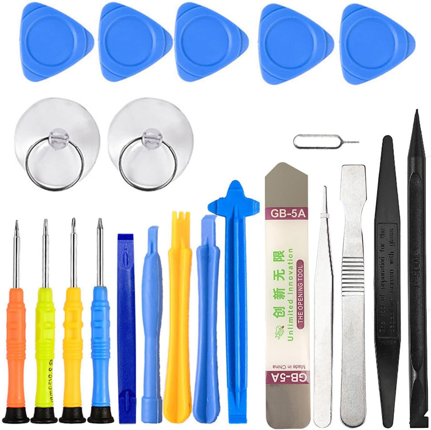 22 in 1 Phone Repair Tool Kit, Prying Tool Kit Glasses Repair kit pry