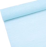 Vista 1 de Rollo de papel crepé de alta calidad de 2.47 oz para hacer flores, hojas de papel crepé blanco, verde, rosa, 10 pulgadas de ancho, 8 pies