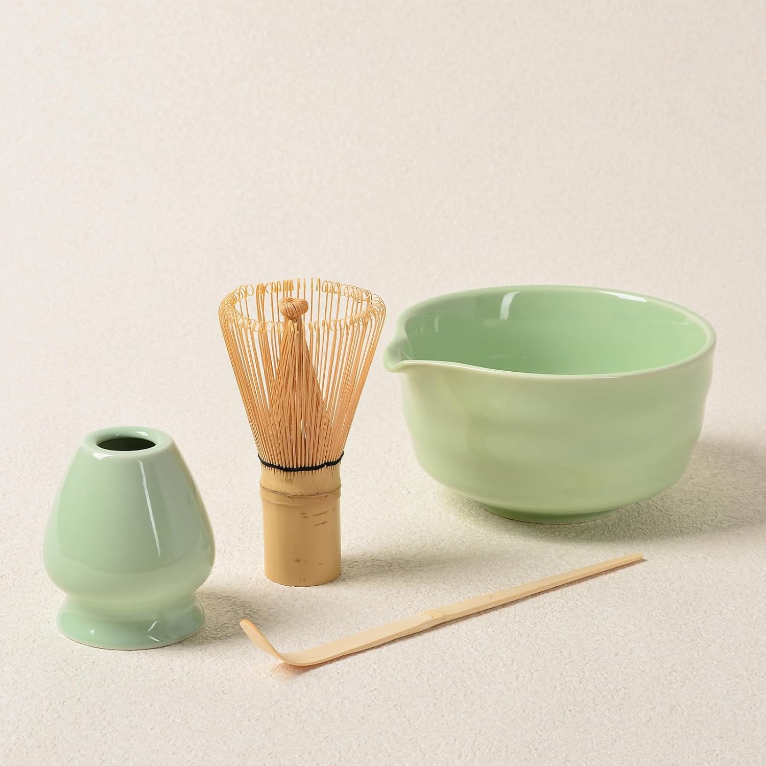 Authentic Japanese Matcha Ceremony Set - 17oz Traditional Chawan Bowl with Bamboo Whisk (Chasen), Scoop & Stand - Complete Starter Kit for Beginners, Christmas Thanksgiving Gift Idea