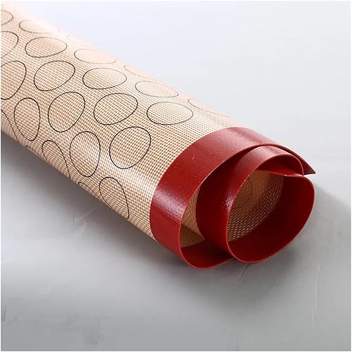 Miniatura 5 de Baking Mat For Bake Pans MacaroonPastryCookie Making Nonstick Baking Mats (Color  Wine Red Macaron)
