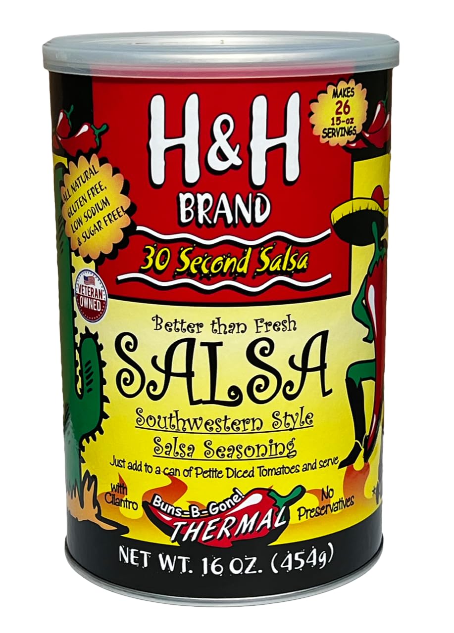 30 Second Salsa Seasoning Mix - Thermal, (16-oz. Can Makes 26, 15-oz. Batches of Salsa, 1.15-Each)