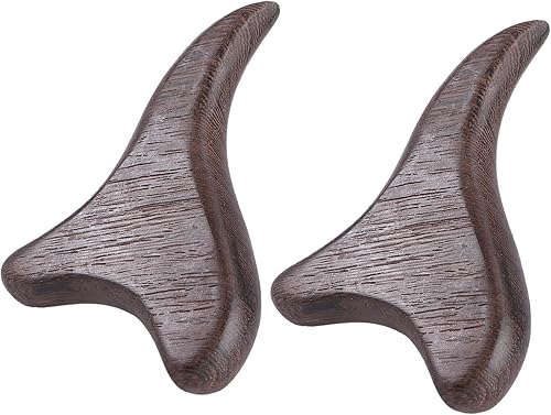 Healifty 2 unids Gua Sha masajeador herramienta de masaje para mano de madera masajeador herramienta cuerpo raspado herramientas Gua Sha tableros