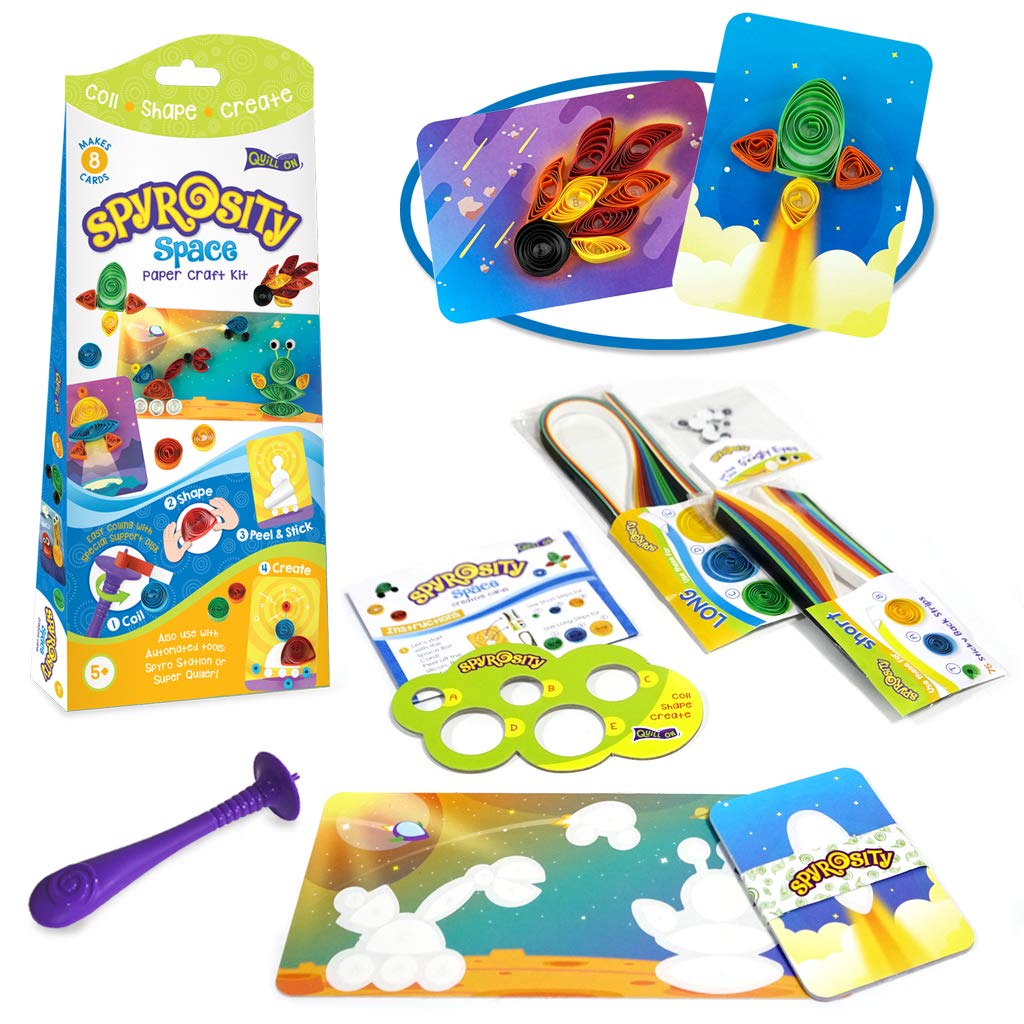 Spyrosity Space – Ocean Theme Pack for Fun Quilling Activity - Quick & Easy Arts & Crafts Kit – Creative Toy for Boys & Girls Age 5 & Above (B08P5N9HNK) Amazon Price History, Amazon Price Tracker