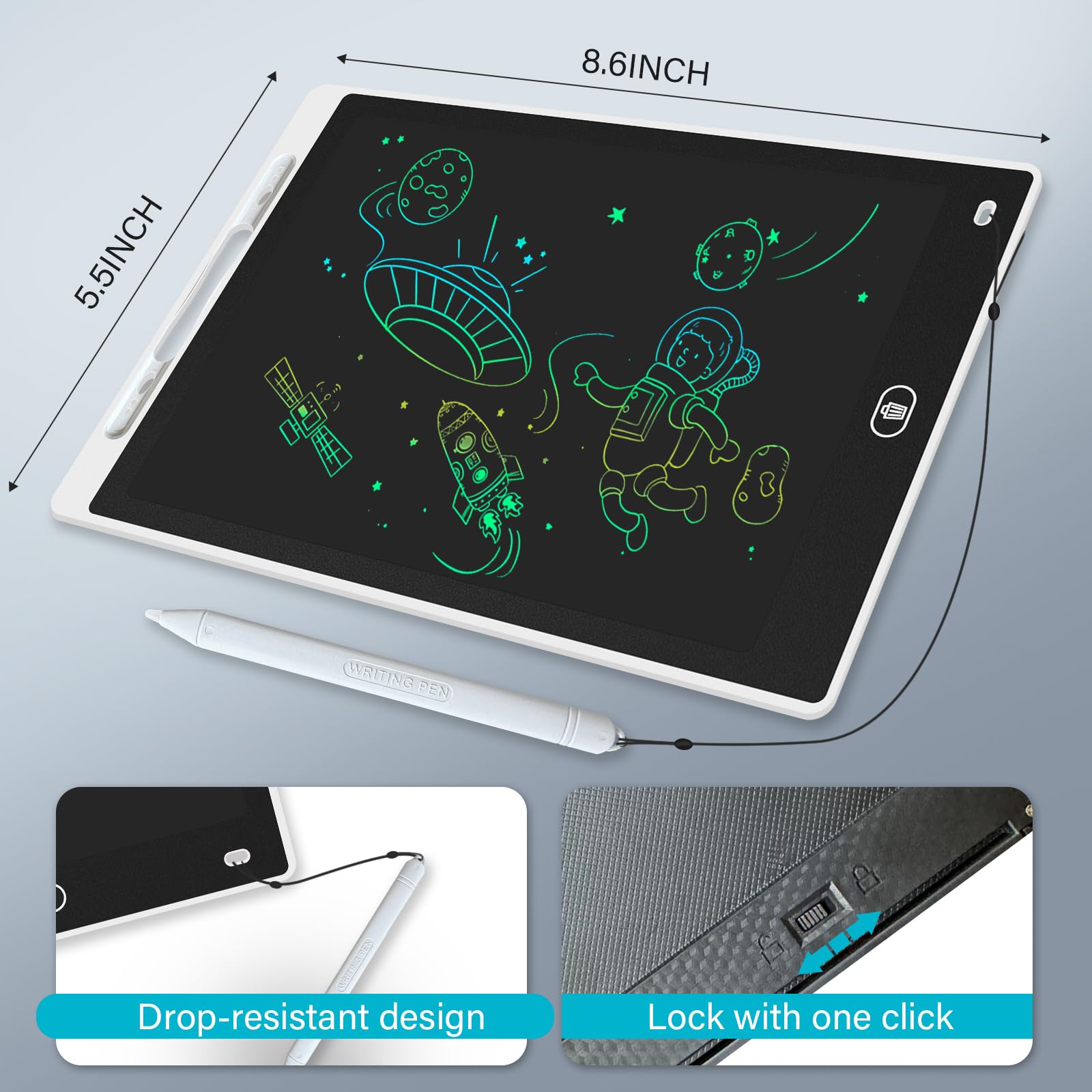 Amazon.com : Magnetic Board for Fridge, 9.8”×6.7” Small LCD