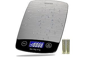 MEGATEK 22lb Digital Kitchen Scale for Baking with Accuracy and Precision