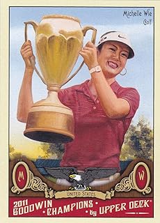 2011 GOODWIN CHAMPIONS MICHELLE WIE CARD GOLF