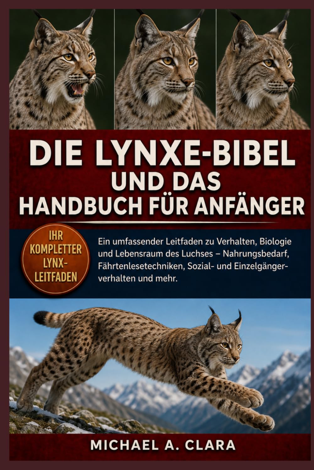 DIE LYNXE-BIBEL UND DAS HANDBUCH FÜR ANFÄNGER: Ein umfassender Leitfaden zu Verhalten, Biologie und Lebensraum des Luchses – Nahrungsbedarf, ... Sozial- und Einzelgängerverhalten und mehr.