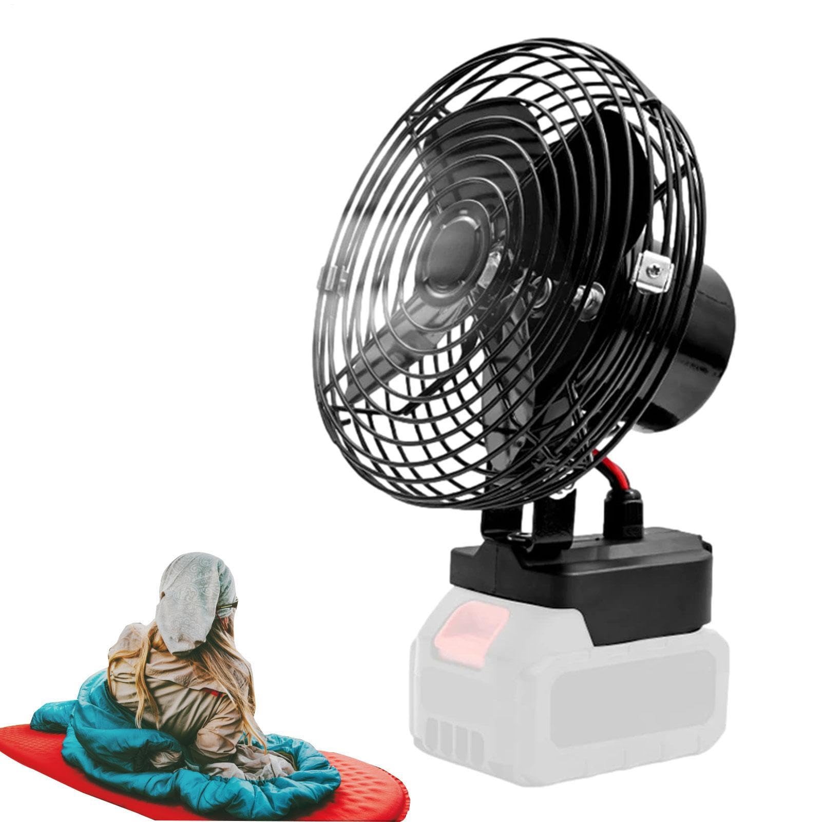 Ventilatore elettrico da tavolo, 15,24 cm, 21 V, funzionamento senza fili | postazioni di lavoro ad alta velocità del motore da 30 W, per camera da , ufficio, patio, barche, roulotte, per