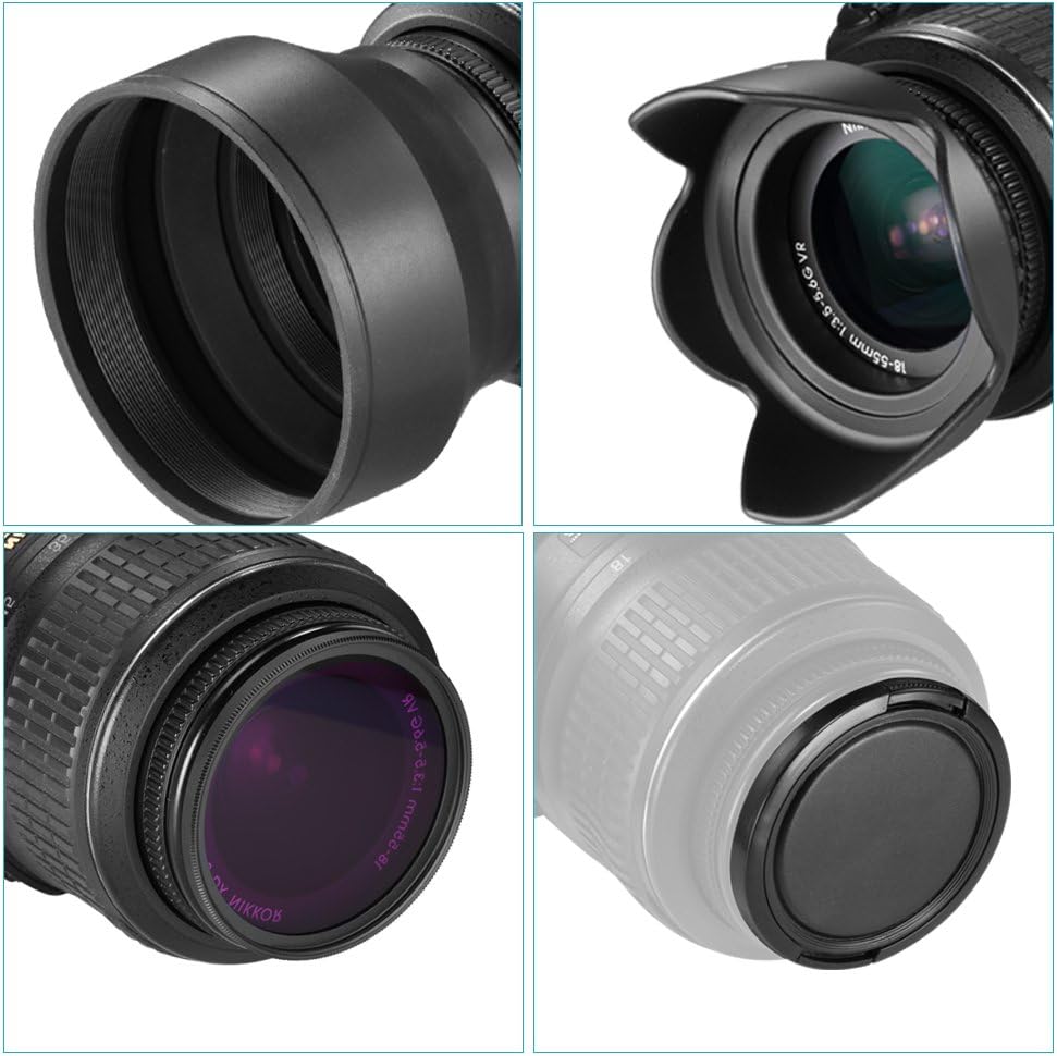 Special Neewer 52MM Lens Filter Kit:UV, CPL, FLD, ND2, ND4, ND8 and Lens Hood, Lens Cap for NIKON D7100 D7000 D5200 D5100 D5000 D3100 D3000 D90DSLR Cameras Special Neewer 52MM Lens Filter Kit:UV, CPL, FLD, ND2, ND4, ND8 and Lens Hood, Lens Cap for NIKON D7100 D7000 D5200 D5100 D5000 D3100 D3000 D90DSLR Cameras