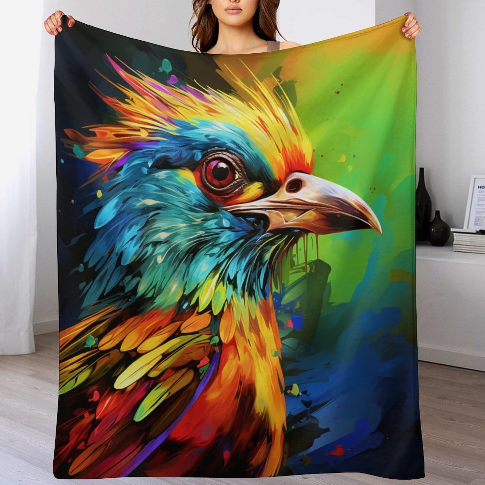 Couverture polaire légère 180x200cm pour ne plus avoir froid sur le canapé