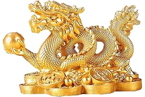 Chinese Dragon Figurine: Symbol of Wealth and Fortune