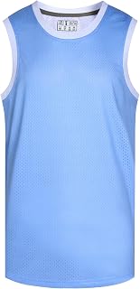 Pullonsy Men's Blank Basketball Jerseys Mesh Athletic Sports Shirts Plain Performance Team Uniforms