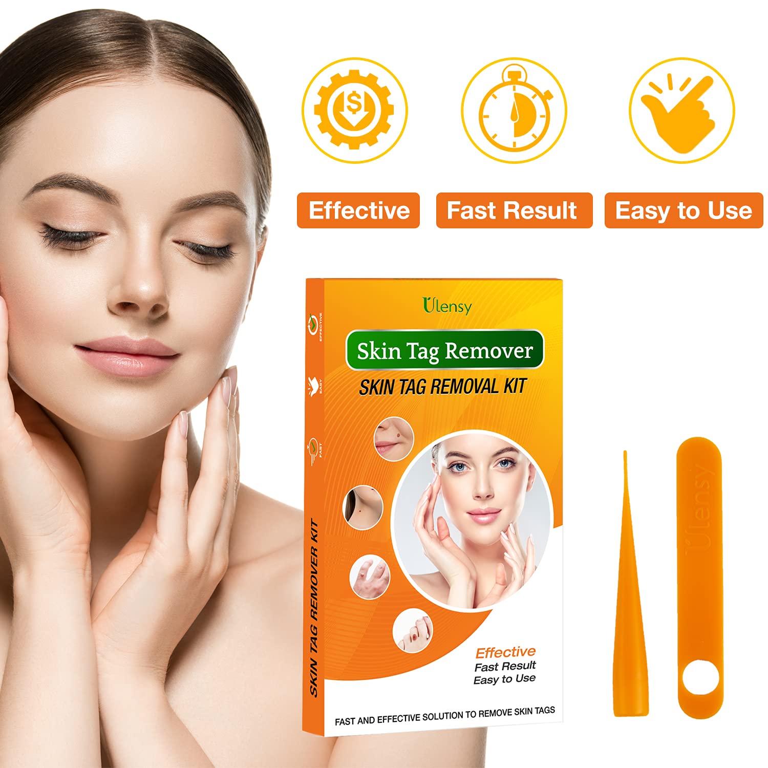 Skin Tag Remover, Standard Skin Tag Removal Kit with 36Pcs Repair