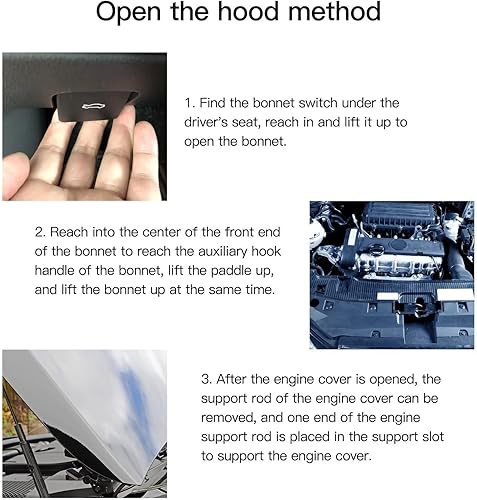 Miniatura 4 de Kit de cable de liberación de mango de liberación de capó para Honda Civic DX Sedan 1996 4 puertas 1.6L 1588CC 98Cu. en. l4 gas SOHC aspirado