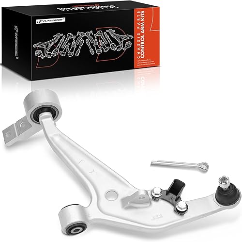 A-Premium Brazo de control inferior delantero con rótula y buje compatible con Nissan X-Trail 2005-2006 lado izquierdo del conductor