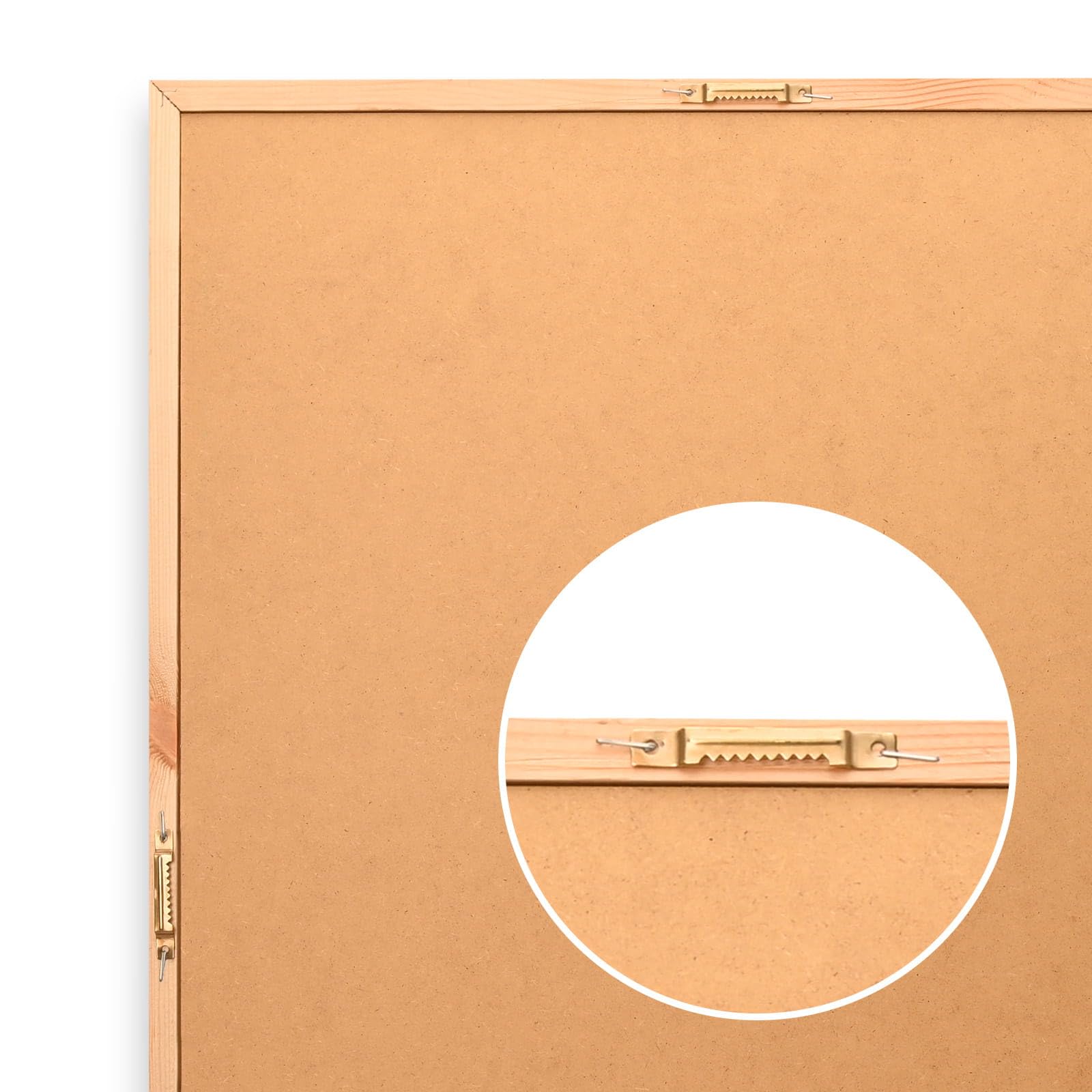 MG Design Tableau en liège avec cadre en bois 90 x 120 cm Naturel – organiseur pour notes, photos et plans pour la maison, le bureau et l'école