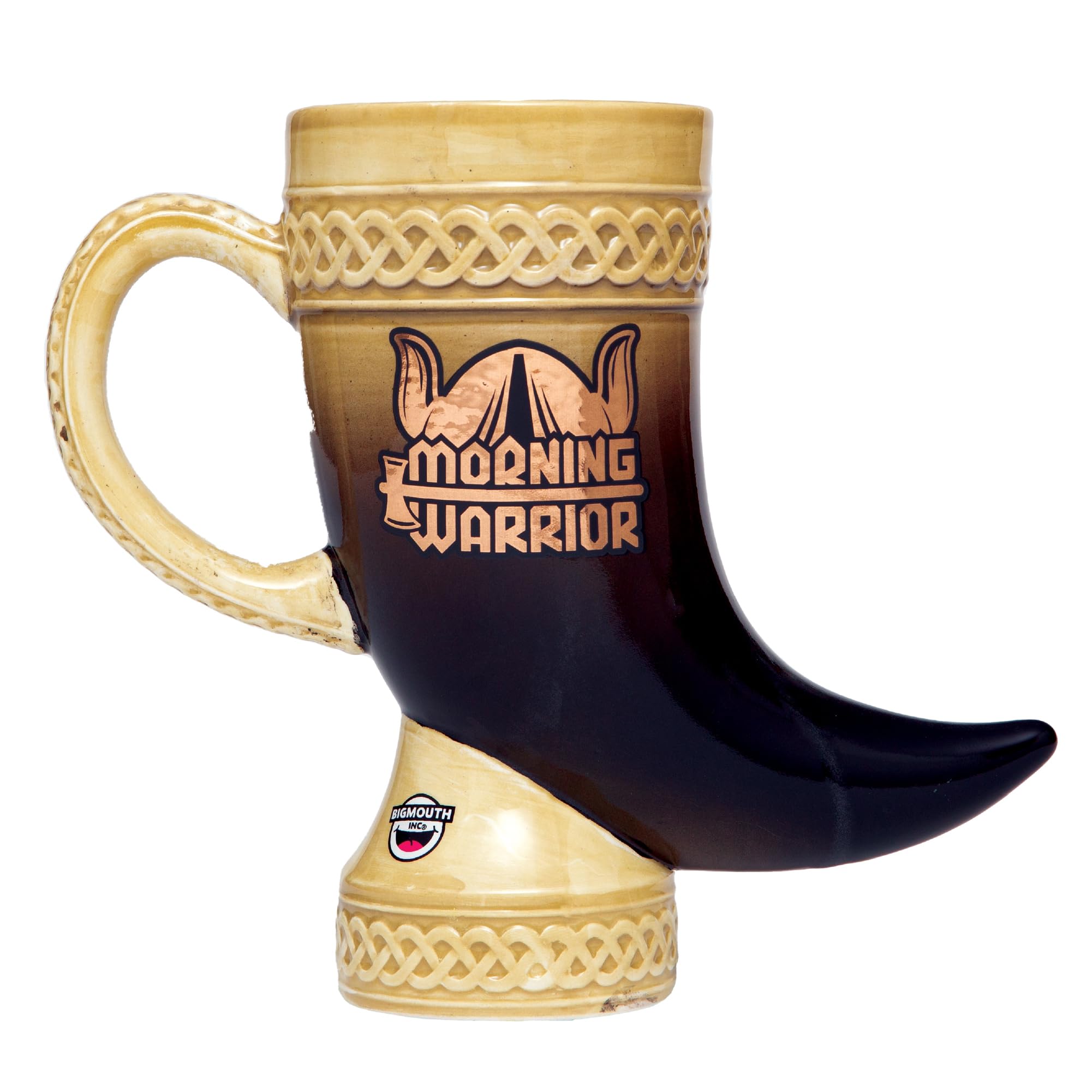 BigMouth Inc Coffee Warrior Mug, 29 Oz Viking Horn Shaped Mug, Funny Gifts Men and Women, Large and Novelty Coffee Cup