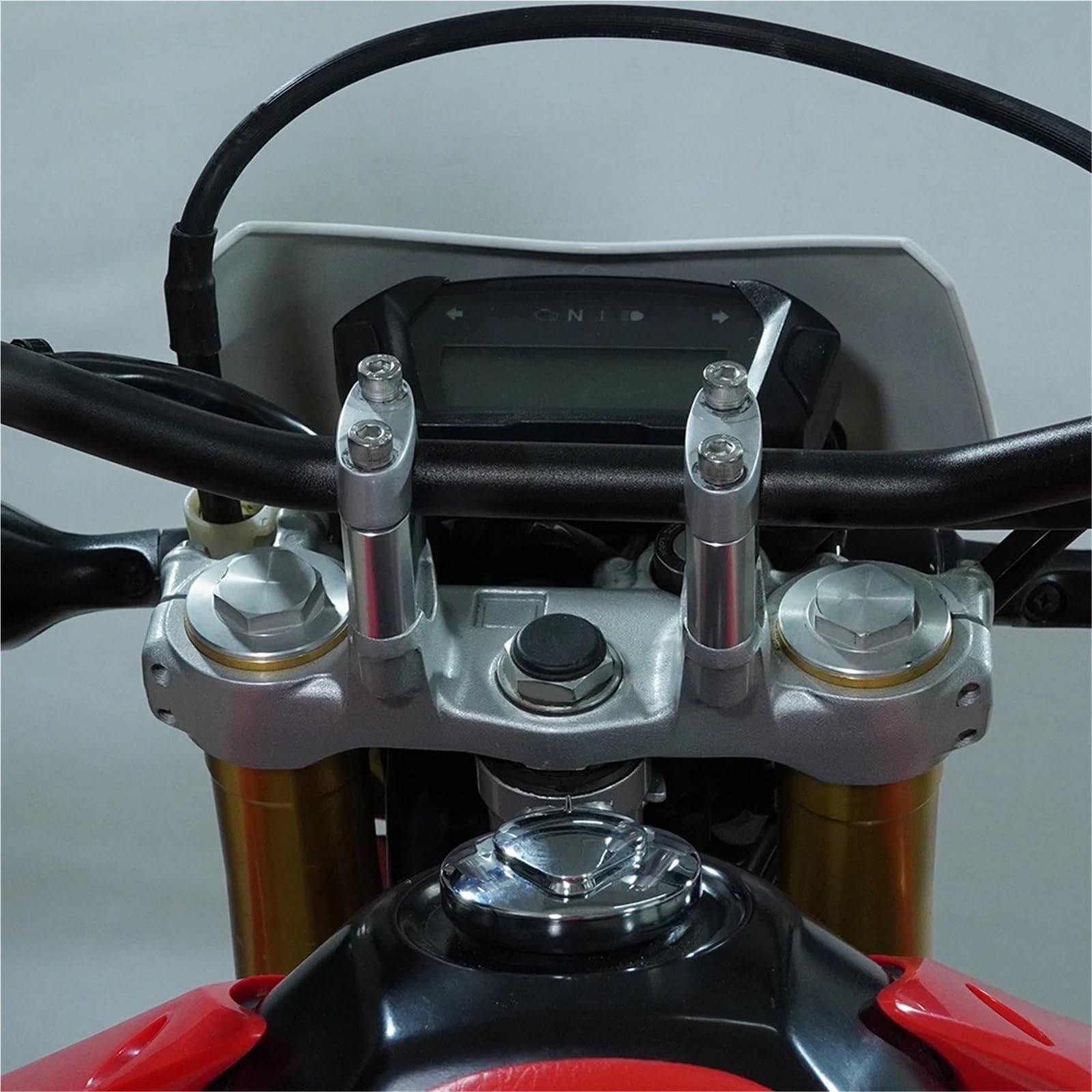 Motorrad Lenker Riser Klemme Für FZ1/FZS1000 Fazer FZ6 FZS 600 FZ8-N/S/Fazer8 FZ16 22 Mm 7/8 Zoll Lenkererhöhung(Black 40mm)