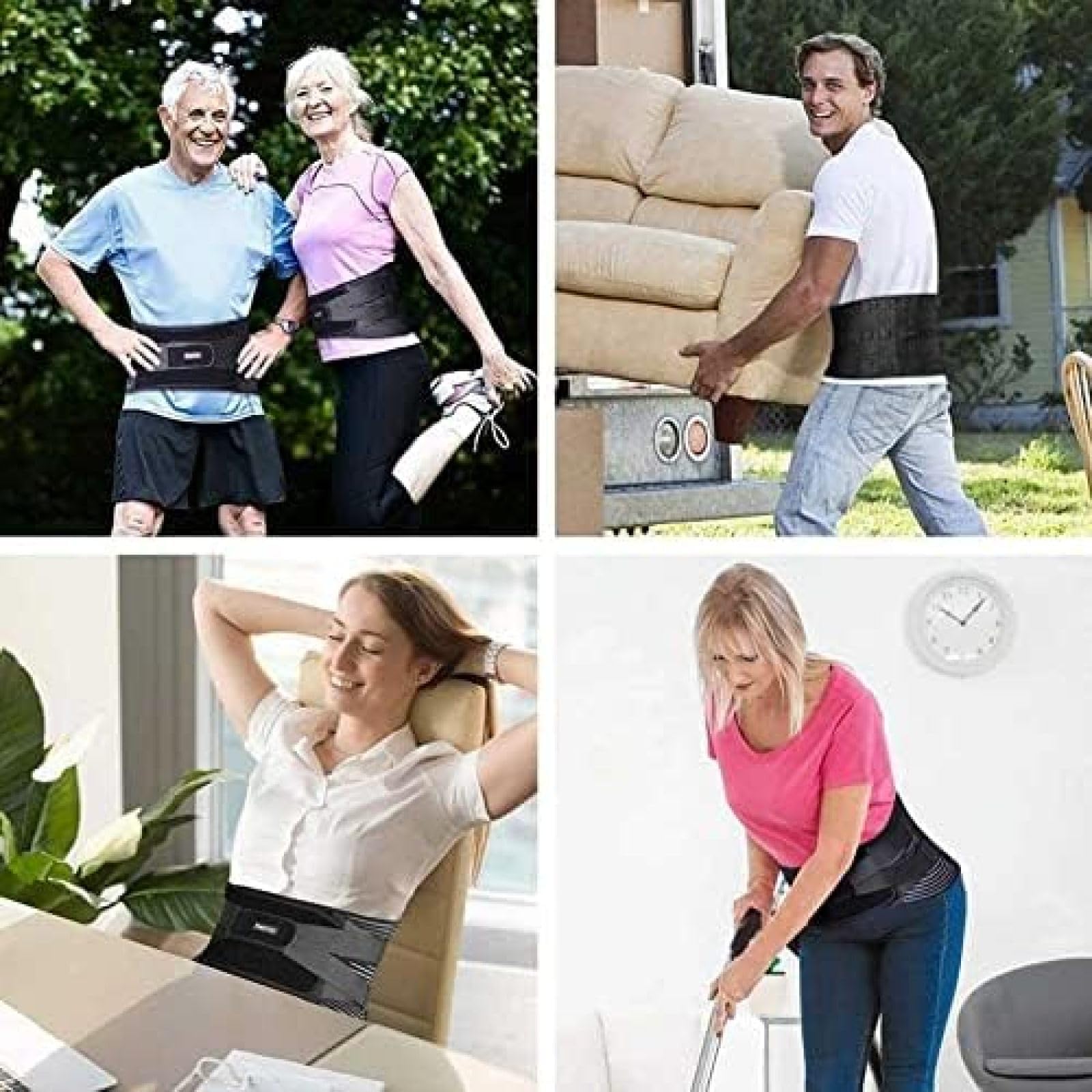 Cinturón De Soporte Para La Espalda Con Soporte De Resorte Para Hombres Y Mujeres, Cinturón Lumbar Inferior Para Mujeres Y Hombres, Prevención De Lesiones Ciática, Hernia De Disco,METRO,Bonny369