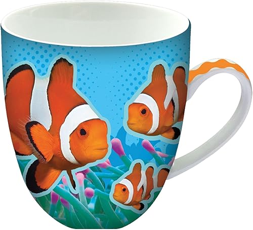 Miniatura 9 de Taza de café Red Panda de Deluxebase. Taza de cerámica con estampado animal de 15 onzas líquidas. Taza de panda roja apta para lavavajillas con asa.