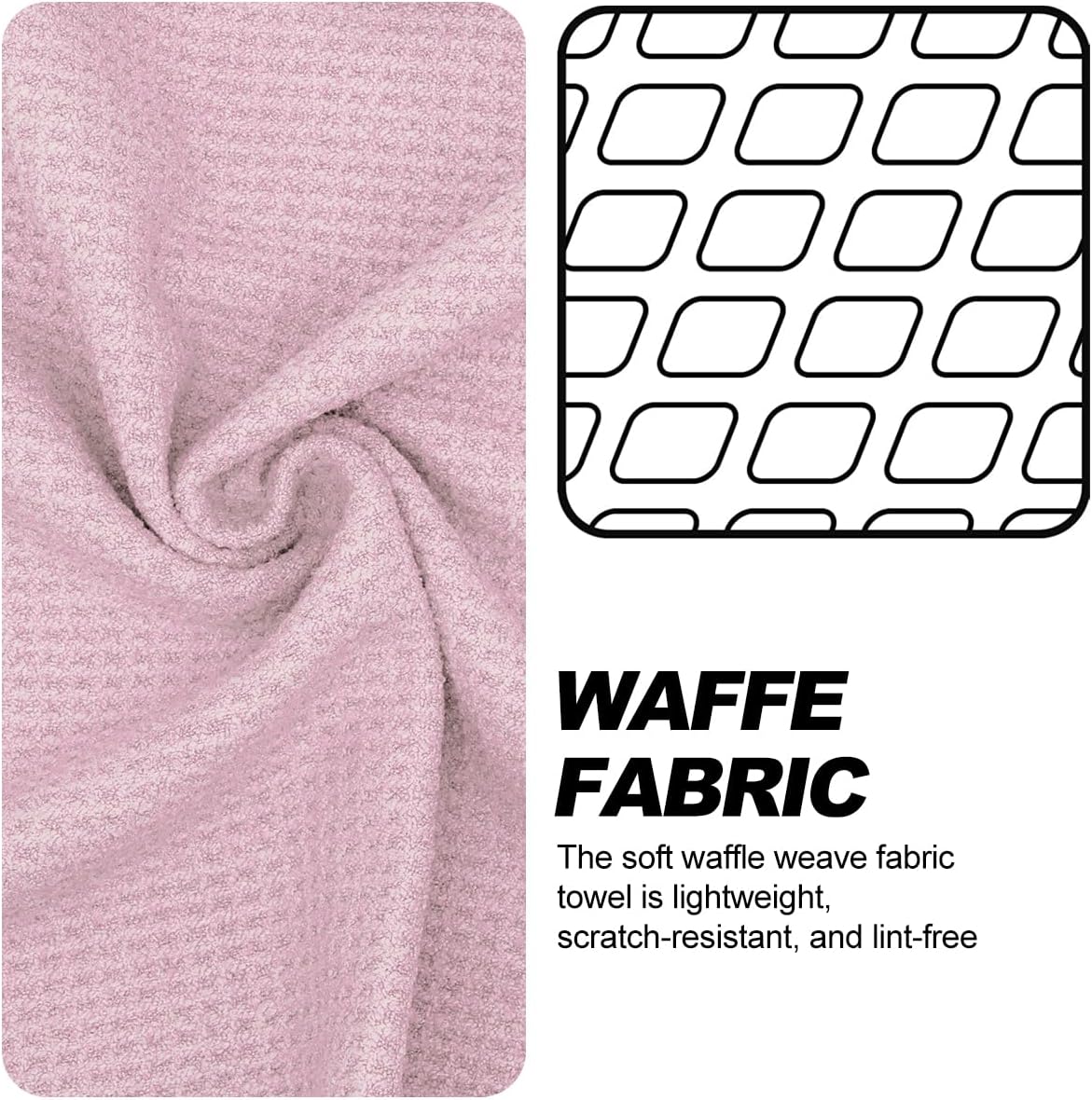 Small Magnetic Golf Towel, Microfiber Waffle Design with Clip - Industrial Strength Magnet for Golf Bags, Carts Clubs - Image 6