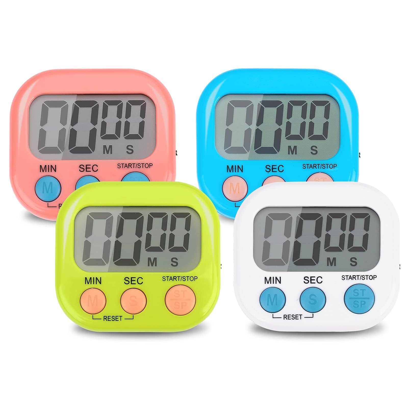 THE WHITE SHOP Electronic Timer, Learning Management, Suitable for Kitchen, Study, Work, Exercise Training