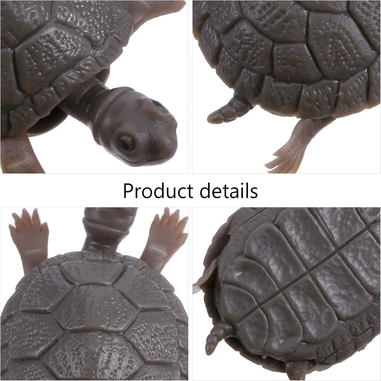 balacoo 3pcs Aquarium Plastic Animals Turtle Swimming Fish Tanks Sculpture Fake Turtle Figurine Aquarium Fish Tank Landscape Ornament Artificial Animal Decoration