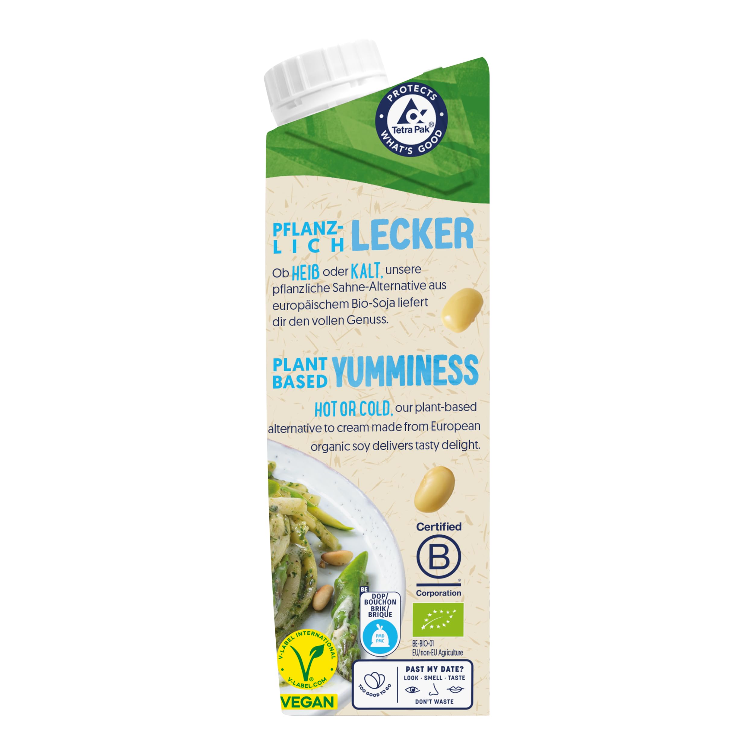 Alpro Bio Cooking Soya – Vegane Bio-Kochcreme – 15 x 250 ml