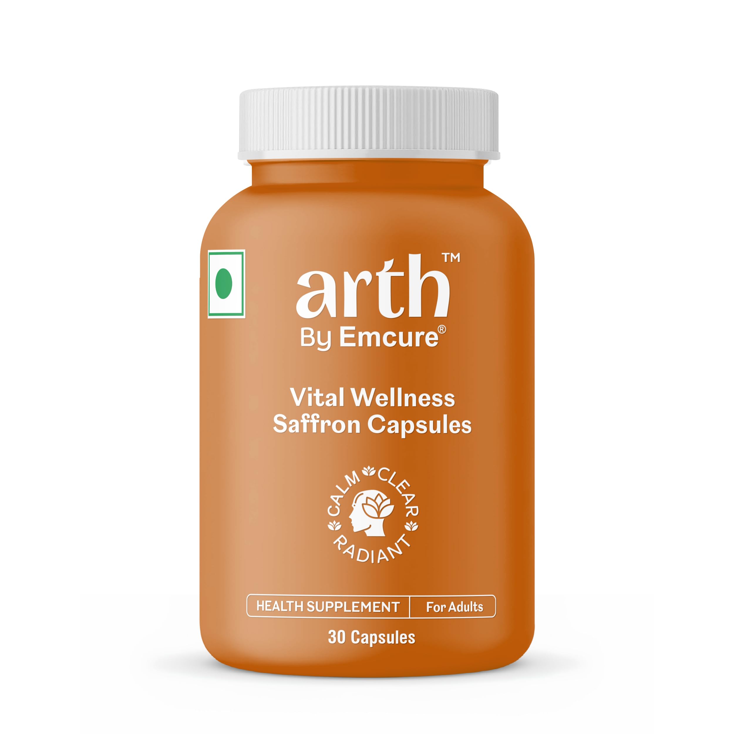 Arth Vital Wellness Saffron Capsules | With 15mg Saffron Extract | Supports Skin Health, Sleep Quality, Mood, Digestion & Eye Health | 30 Capsules-image-25