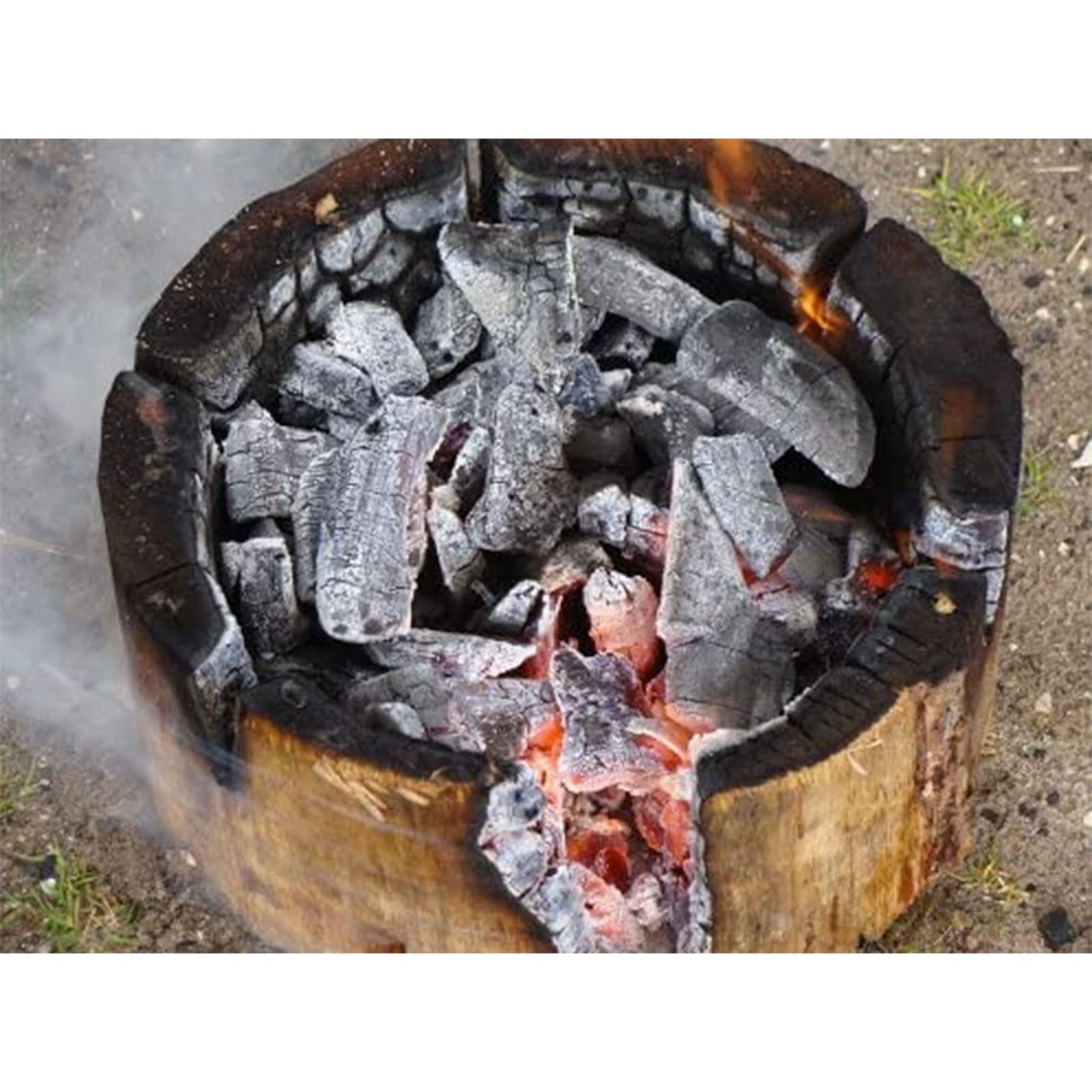 Mondo Viro Barbecue accendifuoco take away usa e getta in carbone e legno naturale in ontano (2)
